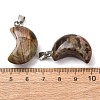 Natural Crazy Agate Pendants G-F820-02L-10-2