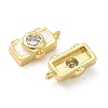 Brass Pave Cubic Zirconia Pendants KK-S338-12G-A-2