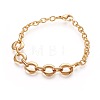 304 Stainless Steel Link Bracelets & Stud Earrings & Pendant Necklaces Sets SJEW-E335-03-7