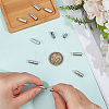 12Pcs Stainless Steel Screw Clasps STAS-BC0004-25C-3