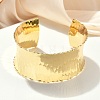 Brass Cuff Bangles for Women BJEW-A038-01A-G-2