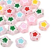 Painted Imitation Jade Glass Beads GL-CBA4370-07-1