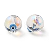 Transparent Glass Beads GLAA-F121-13F-2