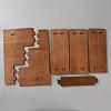 3-Tier Pine Wood Display Riser Stands for Cosmetic DJEW-WH0816-004B-2