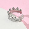304 Stainless Steel Cuff Open Rings for Women RJEW-L341-02A-P-3