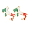 304 Stainless Steel & Enamel Pendants SA-CBA6ECE-01C-G-1