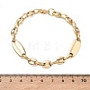 304 Stainless Steel Coffee Bean Chain Bracelets SA-CBA2696-07G-4