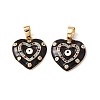 Brass Enamel Pendants KK-E068-VC037-2