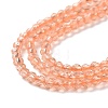 Transparent Glass Beads Strands GLAA-H021-03-03-5