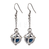 Glass Seed Beads Dangle Earrings EJEW-MZ00350-3