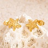 304 Stainless Steel Stud Earrings EJEW-C162-02B-G-1