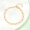 304 Stainless Steel Infinity Link Chain Bracelets BJEW-D458-05G-2