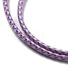 Polyester Cord Braided Necklace Makings MAK-L043-03G-22-2