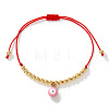 Evil Eye Brass Enamel Charm Bracelets LY1525-7-1