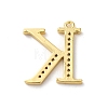 Rack Plating Brass Micro Pave Cubic Zirconia Pendant KK-H449-76G-05-3
