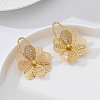 Filigree Alloy Stud Earrings WG36AB6-02-1