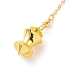 Brass Dowsing Pendulum Big Pointed Cone Pendants KK-A169-02G-2