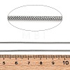 Tarnish Resistant 304 Stainless Steel Round Snake Chains CHS-L001-163-0.9mm-P01-2