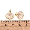 304 Stainless Steel Enamel Charms X-STAS-U061-04G-3