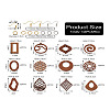 DIY Geometry Drop Earring Making Kit DIY-TA0003-79-21