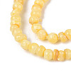 Natural Freshwater Shell Dyed Beads Strands SHEL-T020-29A-08-3