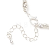 3MM Gradient Color Glass Seed Beaded Choker Necklaces for Women NJEW-JN05878-5