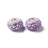 Opaque Resin European Beads RESI-C055-01A-2