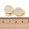 Brass Micro Pave Clear Cubic Zirconia Box Clasps KK-L255-02G-06-3