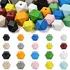 20Pcs 10 Colors Wood Beads WOOD-FS0002-58-2