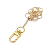 304 Stainless Steel Macrame Chain Pouch Empty Stone Holder Pendant Decoration HJEW-JM02080-3