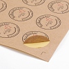 Self-Adhesive Kraft Paper Gift Tag Stickers DIY-D028-02D-01-3