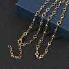 304 Stainless Steel Ring Link Chain Necklaces SA-CBA2696-02G-1