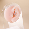 F136 Titanium Alloy Micro Pave Clear Cubic Zirconia Cartilage Earrings WG72C09-06-1-4