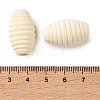 Spray Painted Wooden European Beads WOOD-A029-04D-3