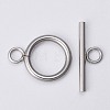 304 Stainless Steel Toggle Clasps STAS-G130-39P-3