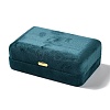 Rectangle Iron Covered with Velvet Jewelry Set Storage Boxes CON-K002-07C-1