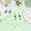 30Pcs Brass Ear Hooks KK-BBC0029-09-4