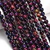 Natural Tiger Eye Beads Strands LS-G-B133-A02-8mm-10-3