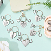 6Pcs Alloy Keychains KEYC-SW00044-5