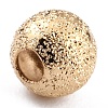 Long-Lasting Plated Brass Beads KK-O133-004A-G-3