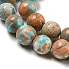 Synthetic Imperial Jasper Beads Strands G-N342-25C-1-4