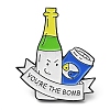 Bottle & Can & Word You're The Bomb Enamel Pins JEWB-P020-B05-1