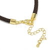4.5MM Round Nylon Milan Cord Bracelet Making BJEW-I245-01G-38-3