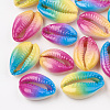 Spray Paint Cowrie Shell Beads SHEL-S274-01-1