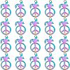 20Pcs Rainbow Color Alloy Pendants FIND-FH0003-56-1