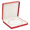 PU Leather Single Necklace Storage Gift Box AJEW-WH0475-08A-1