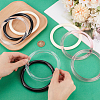 8Pcs 4 Colors Plastic Bag Handles DIY-CL0001-69-3