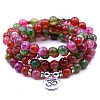 Bohemian Styles Natural Round Other Jade Beaded Stretch Bracelets for Women Men XW1500-13-1