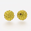 Polymer Clay Rhinestone Beads X-RB-K050-10mm-C29-2