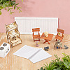 Rectangle Plastic Doll House Rail Mini Model DOLL-WH0007-21A-4